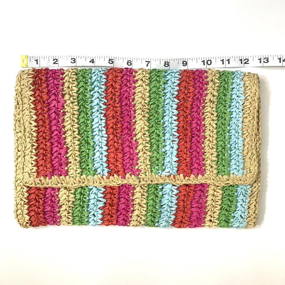 Straw Studios Extra Large Envelope Clutch - Picture 6 of 6